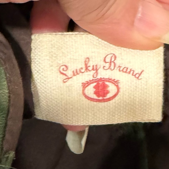 Lucky Brand Green Italian Leather Hobo! GUC!! - Picture 9 of 14